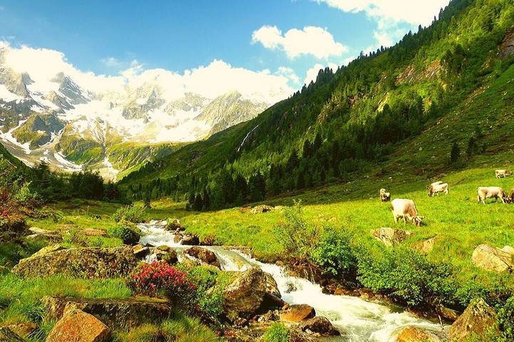 Ferienwohnung für 2 Personen, mit Garten in Virgen