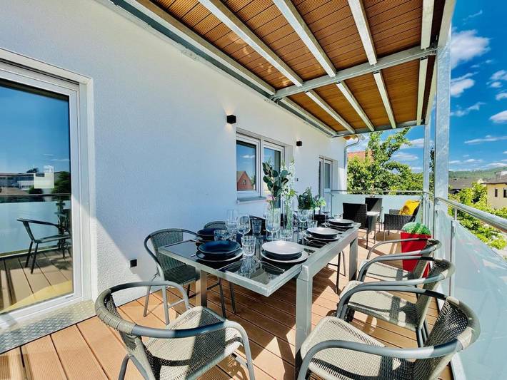 Ferienwohnung für 8 Personen, mit Ausblick und Garten in Pleinfeld - 3