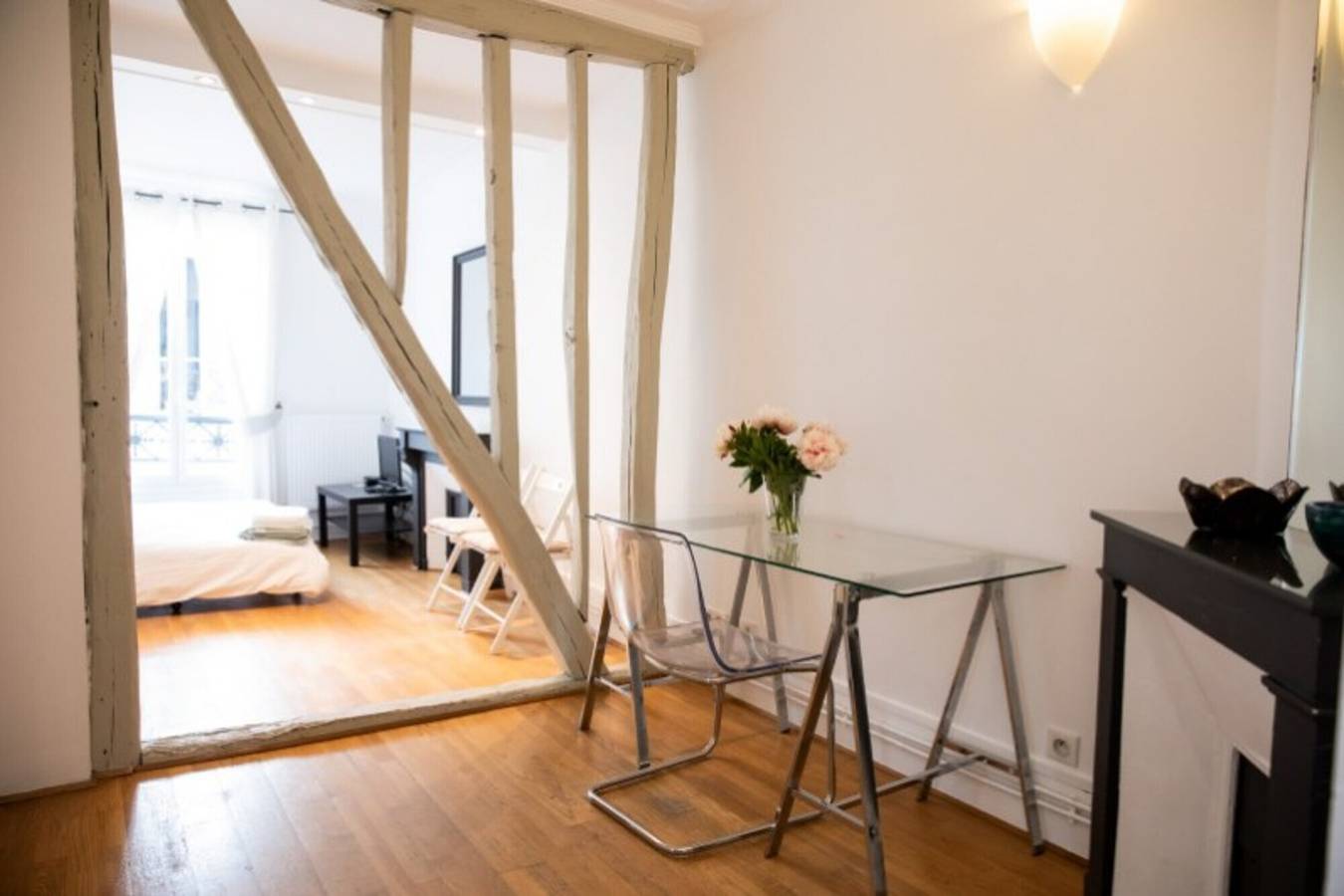 Studio entier, Appartement 'Studio Calme Jardin Luxembourg' avec Wi-Fi in Paris, Île de France