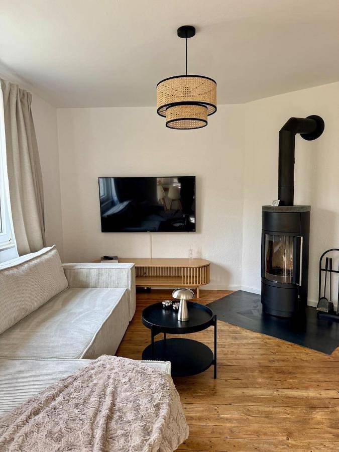 Ferienhaus für 4 Personen, mit Terrasse und Garten sowie Ausblick