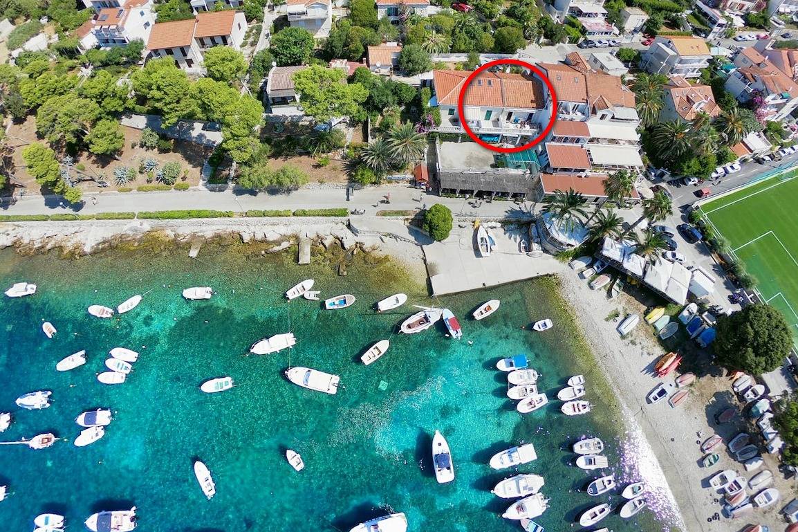 Ganze Wohnung, 1-Zimmer-Ferienwohnung mit Terrasse und Meerblick Hvar A-24926-a in Hvar Stadt, Hvar