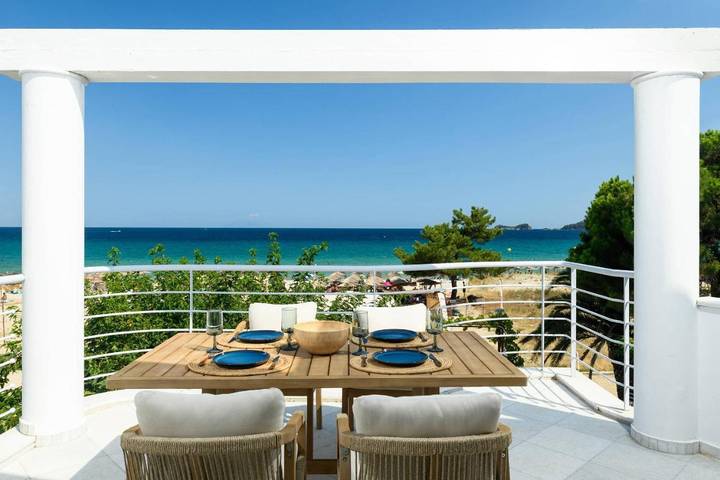 Ferienhaus für 4 Personen, mit Ausblick und Balkon