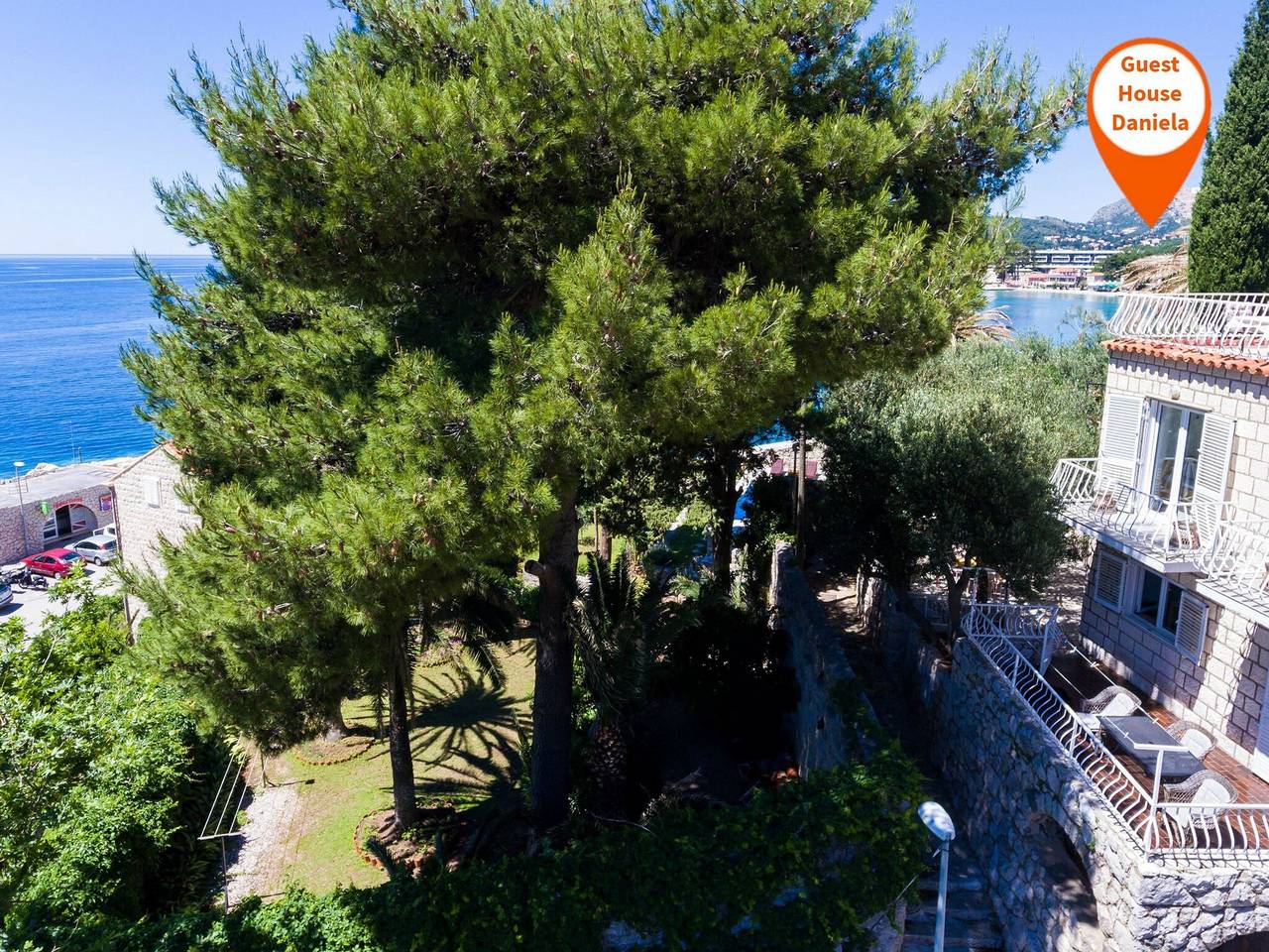 Ganze Wohnung, Guest House Daniela - Superior Double Room with Sea View - Soba 6 in Mlini, Dubrovnik-Neretva