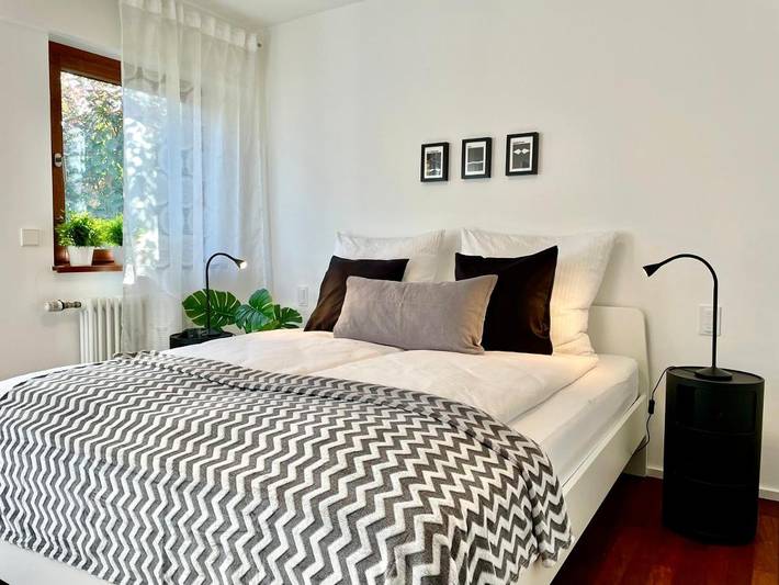 Ferienwohnung für 3 Personen, mit Terrasse in Neu-Ulm