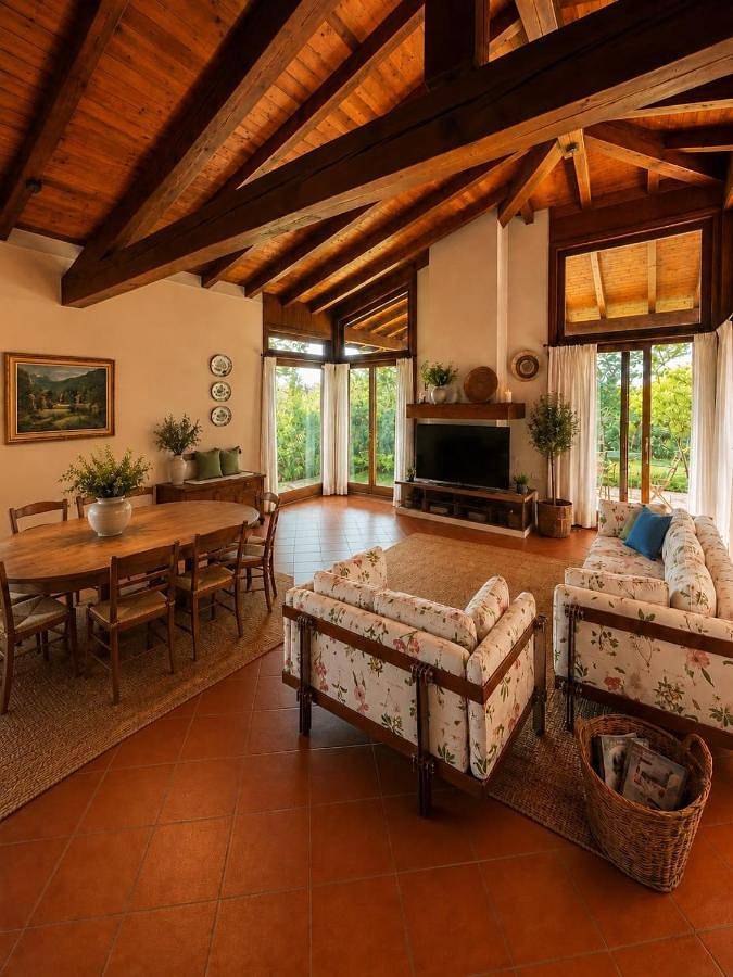 Villa für 6 Personen, mit Terrasse und Pool sowie Ausblick