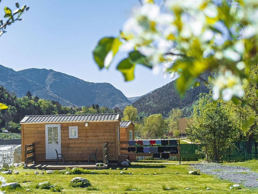 Camping les Templiers - Bungalow 3 personas - Bungalow de madera 18m² in Roquebillière, Nizza Region