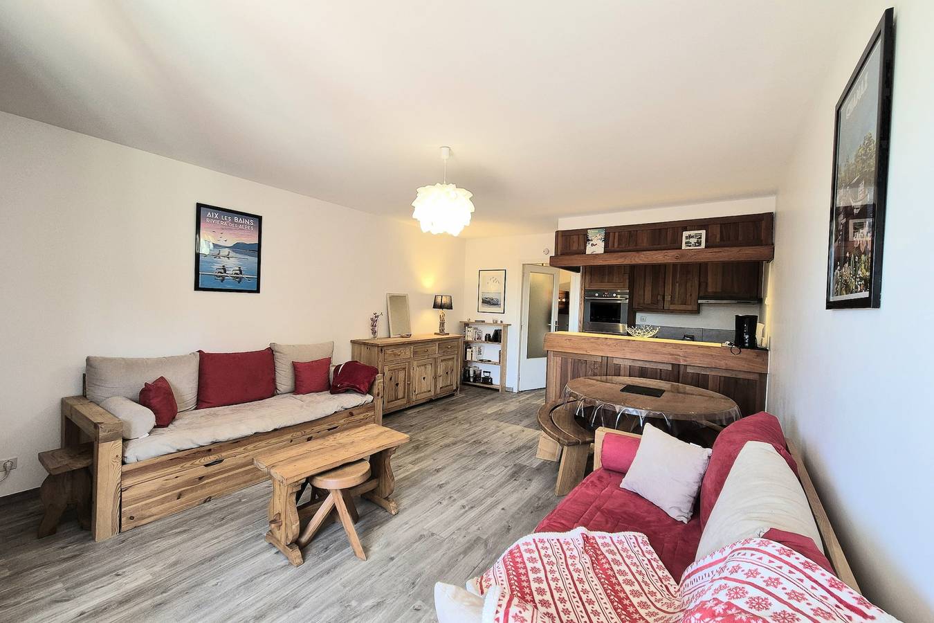 Appartement entier, Séjour nature et ski au Revard – Terrasse plein sud, accès pistes in Le Revard, Les Déserts