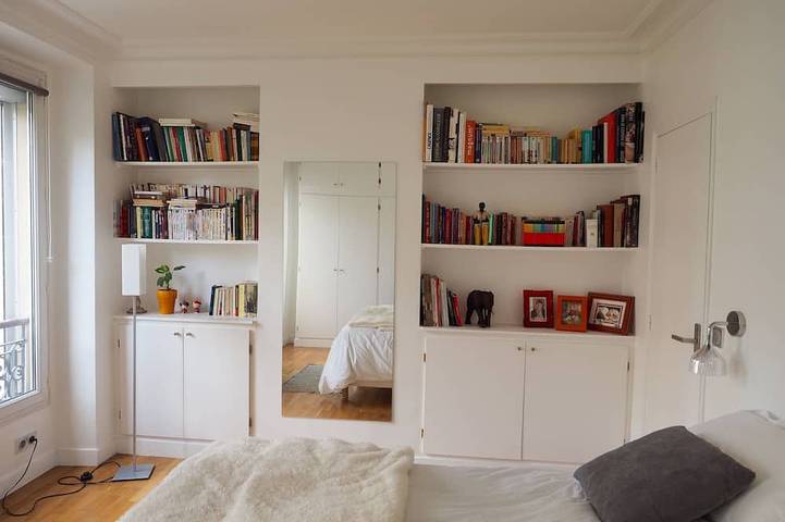 Ganze Wohnung, Charme und Blick auf den Garten, im Zentrum von Paris, in der Nähe von Montparnasse in Paris, Ile de France