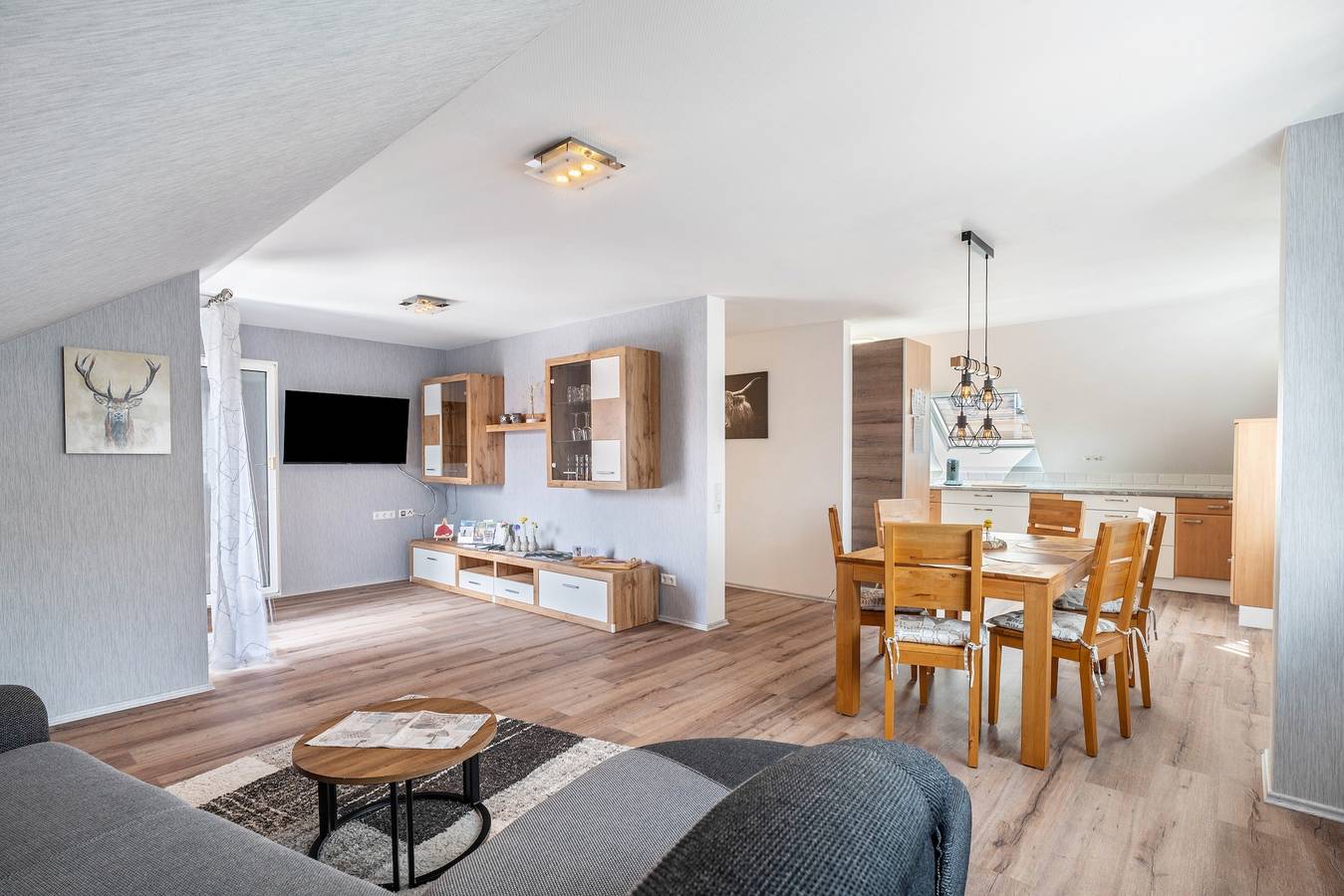 Ganze Wohnung, Ferienwohnung 'Merkurblick Loffenau' mit privater Terrasse und Wlan in Loffenau, Nordschwarzwald