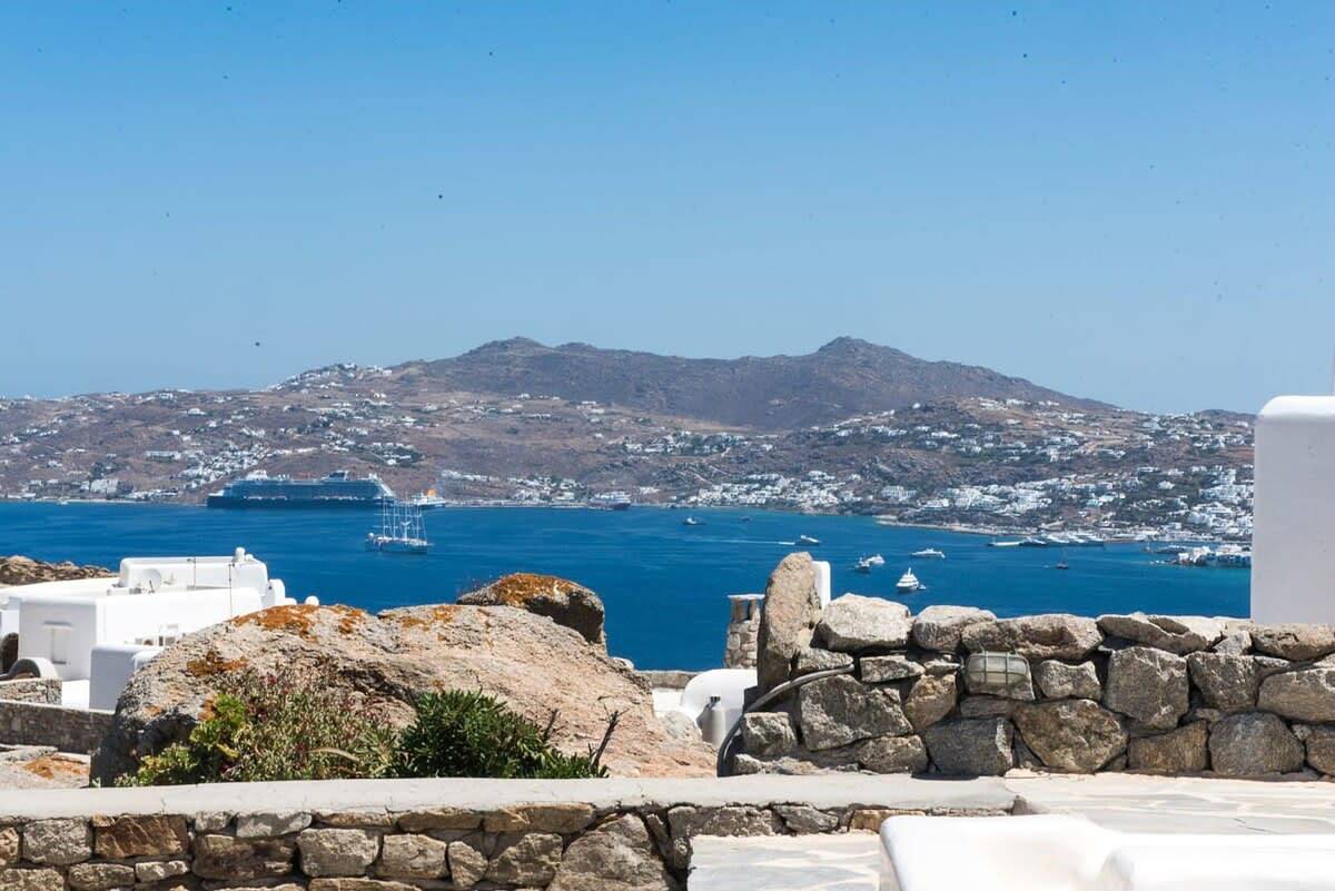 Villa für 4 Personen mit Garten in Ornos, Mykonos