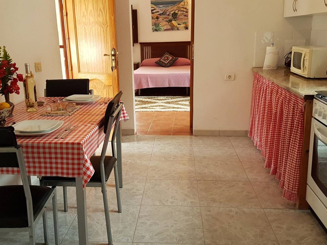 Ganze Ferienwohnung, Vivelorural ático y terraza en El Risco de Agaete in El Risco, Agaete