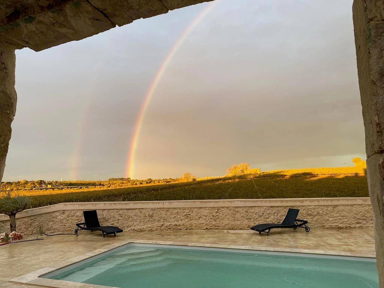 Gîte für 4 Personen mit Pool in Lespignan, Côte d'Améthyste