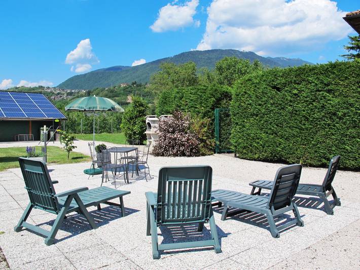 Vakantiewoning voor 5 personen, met Terras en Tuin in Meer van Caldonazzo