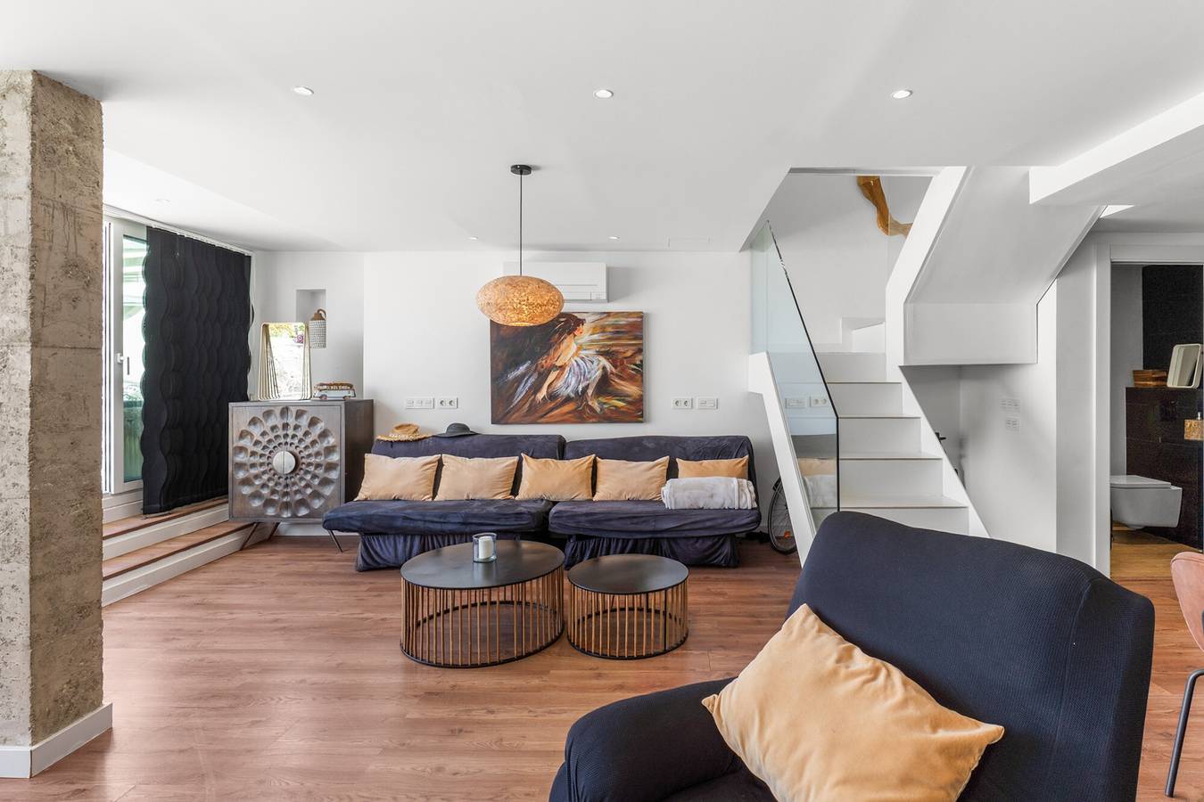 Ganze Wohnung, Apartment 'Duplex Paradies am Meer' mit Meerblick, Wlan und Klimaanlage in Torremuelle, Benalmádena