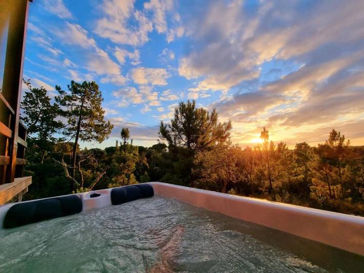 Casa rural para 6 personas, con Balcón y Jacuzzi además de Terraza y Jardín en Melides