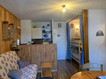 Gîte pour 4 personnes, avec balcon à Pra-Loup