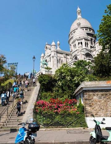 Gîte pour 6 personnes, avec jardin et vue, animaux acceptés dans Basilique du Sacre Coeur