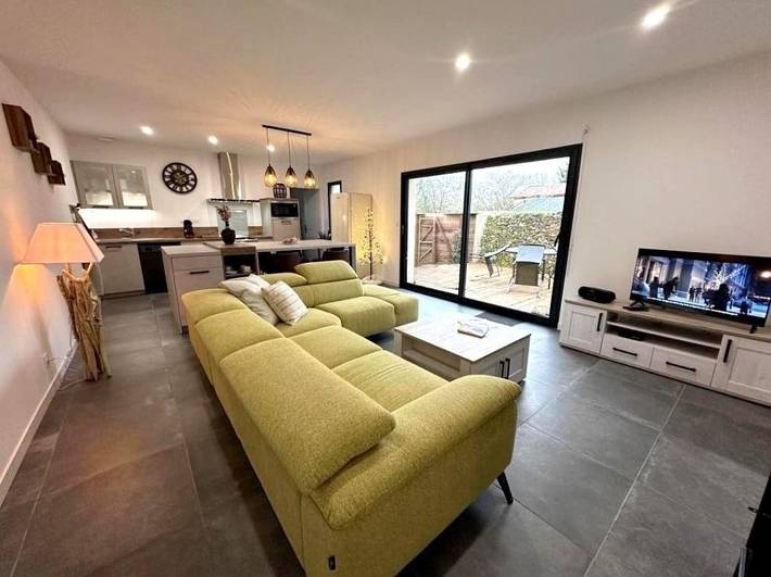 Gîte pour 4 personnes, avec Terrasse ainsi que Jardin et Vue