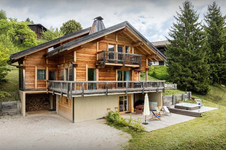 Chalet pour 15 personnes, avec Balcon et Jacuzzi ainsi que Terrasse et Jardin à Manigod - 3