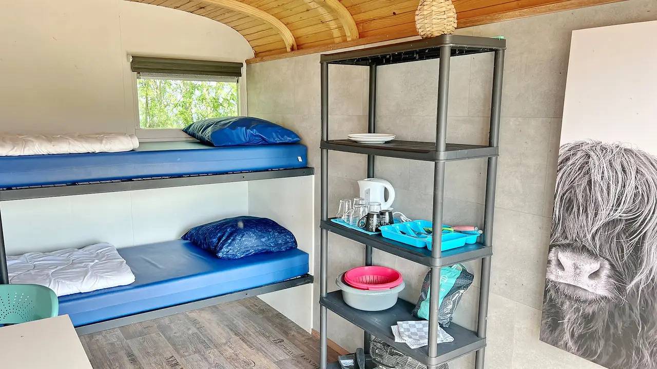 Vakantiehuis voor 3 personen met terras in Nederlandse kust