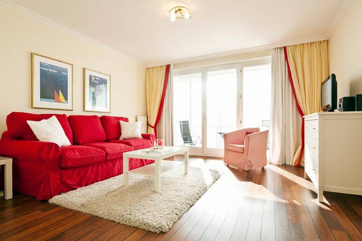 Ferienwohnung für 2 Personen, mit Balkon und Sauna