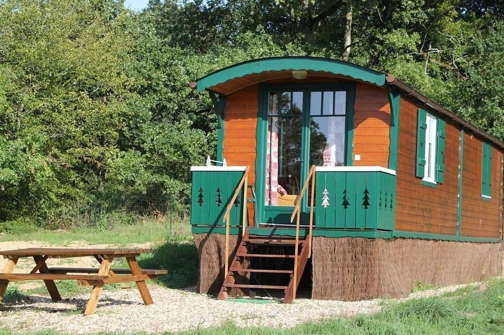 Komfortabler Zigeunerwagen im Herzen des Loiretals, ideal für Entspannung und Schlossbesichtigungen in Lion-en-Sullias, Loire-Tal