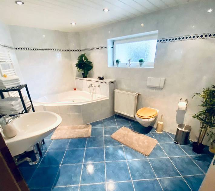 Ferienhaus für 9 Personen, mit Whirlpool und Terrasse sowie Garten und Sauna in der Rostocker Heide - 4