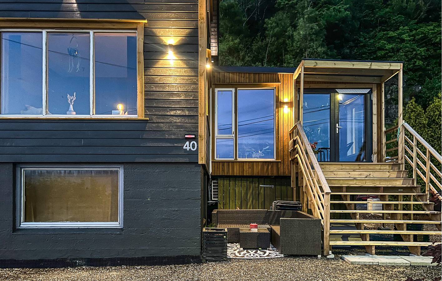 Ferienhaus für 6 Personen mit Terrasse in Bokn