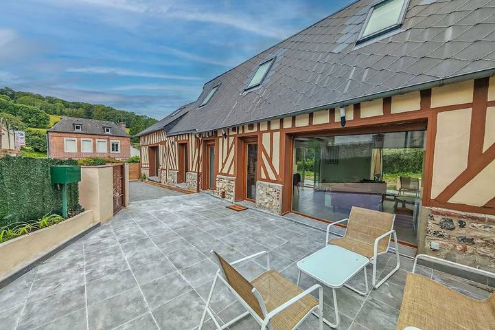 Maison de vacances pour 12 personnes, avec jardin à Fatouville-Grestain