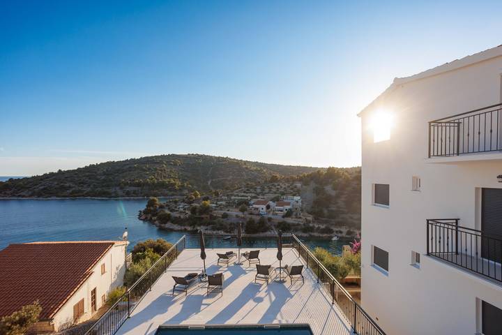 Villa pour 12 personnes, avec jardin et balcon, adapté aux familles à Sevid