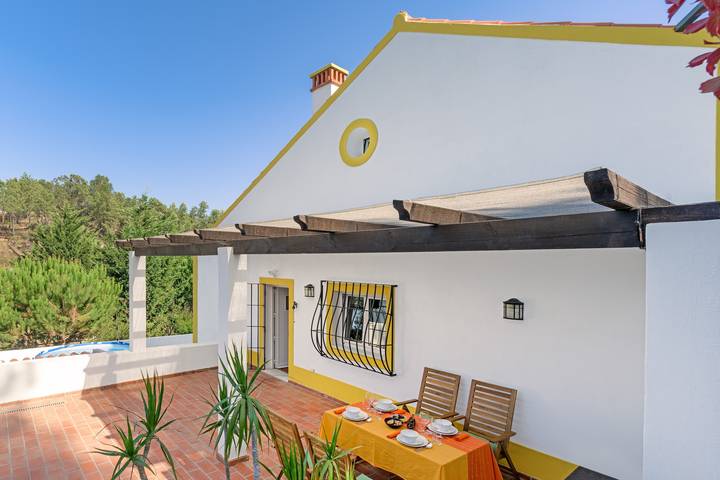 Casa de campo para 10 pessoas, com Varanda e Jardim na Costa Alentejana