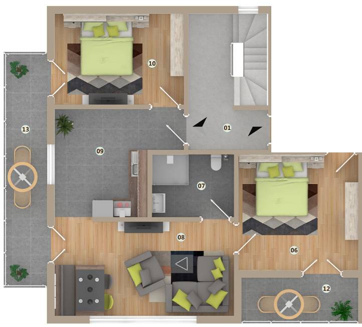 Ferienwohnung 3 in Fischen, Bayerisch Schwaben