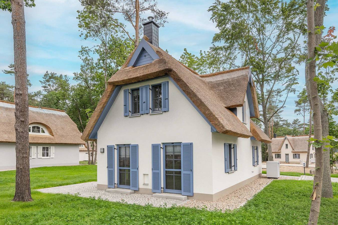 Modernes Ferienhaus im Fischerdorf im Grünen mit Sauna, Garten & Platz für 4 Personen in Zirchow, Usedom