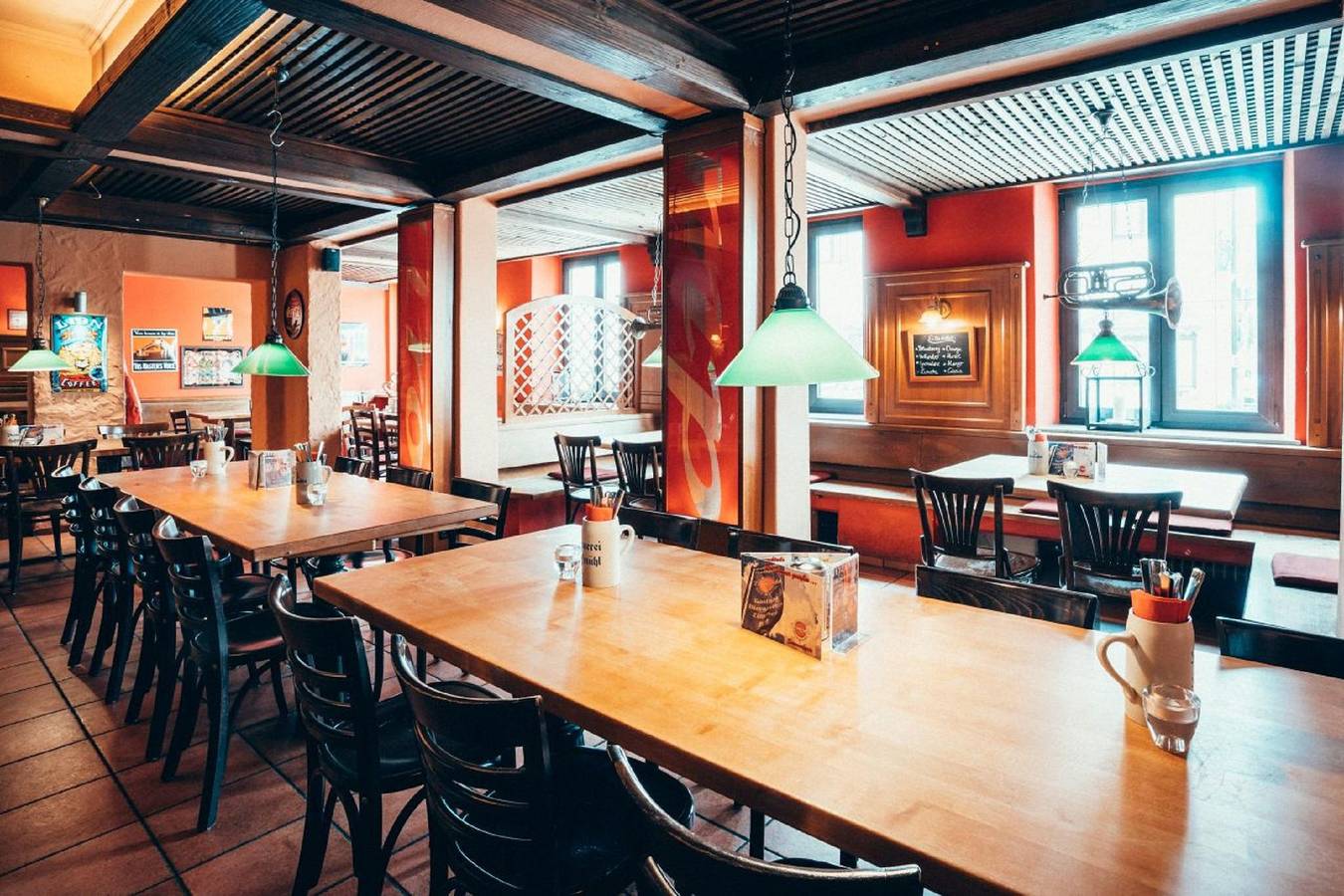 Braugasthof Trompete - Doppelzimmer "Radler" (13qm) mit Fahrradgarage im Hotel in Eichstätt, Altmühltal