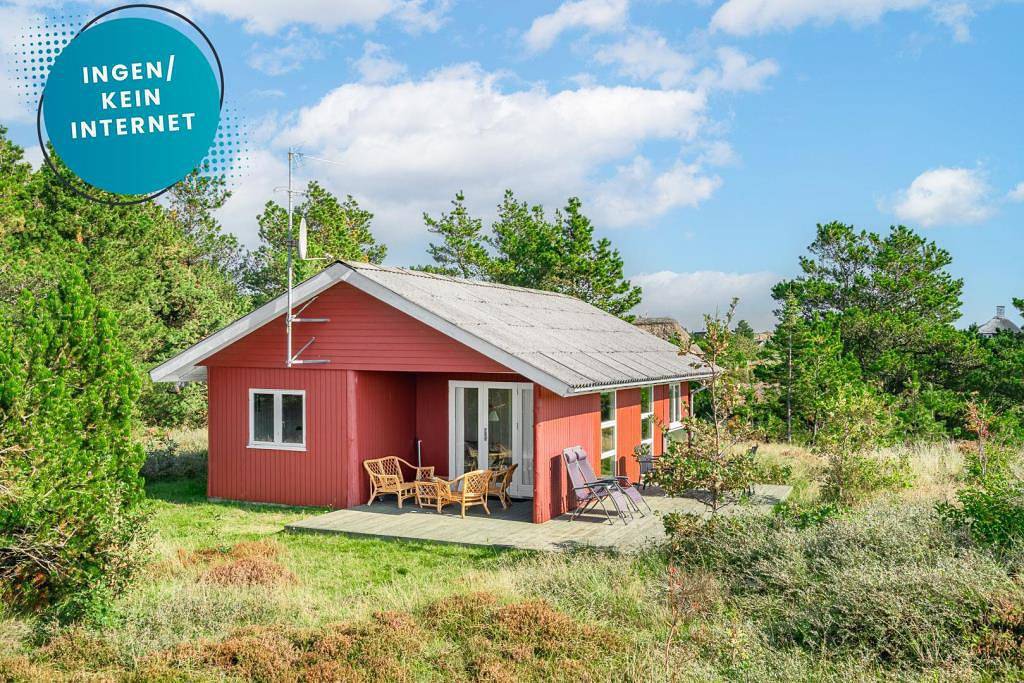 Ferienhaus auf einem schönen, hügeligen Naturgrundstück. in Henne, Varde