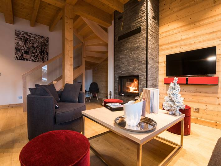 Chalet pour 13 personnes, avec terrasse à Praz-sur-Arly - 4