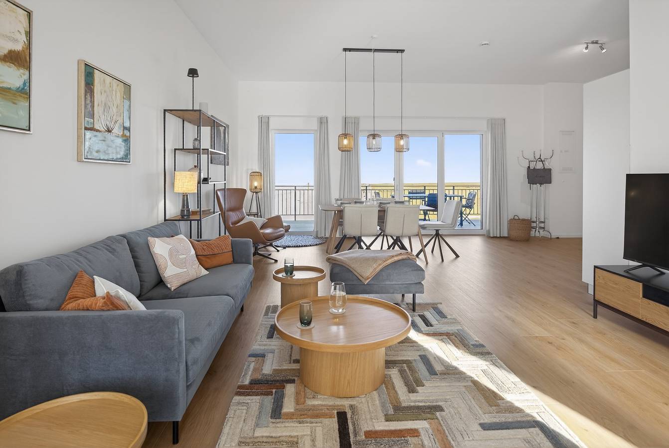 Ganze Wohnung, Apartment „Bodil“ mit Meerblick, Balkon und Wlan in Tammensiel, Pellworm