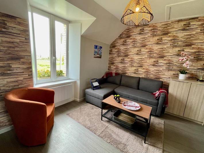 Location de vacances pour 2 personnes, avec vue et jardin à Montfarville - 3