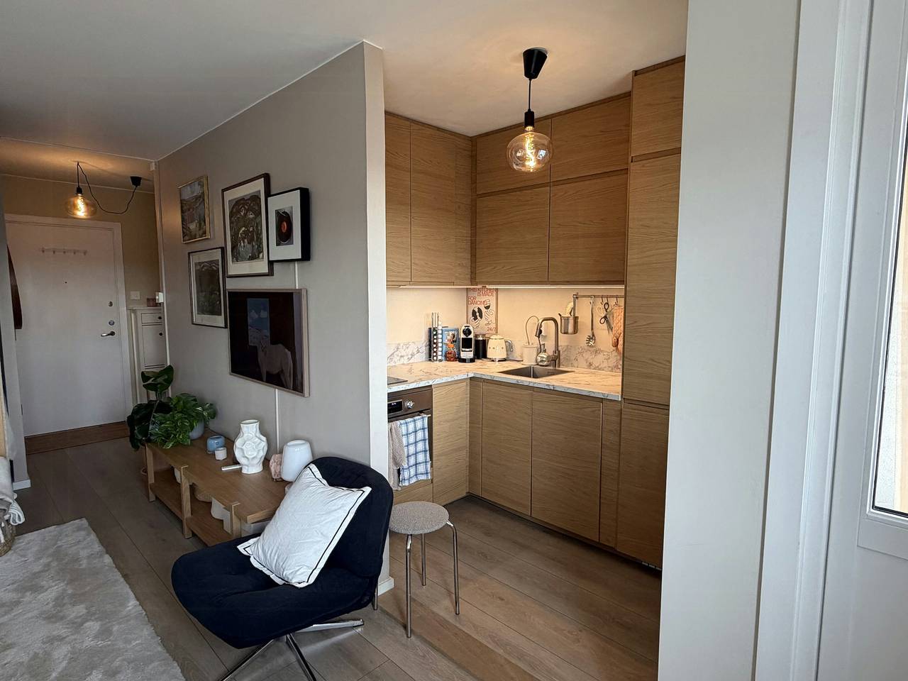 Hel lägenhet, Panoramautsikt och solnedgång högst upp i Grünerløkka in Sagene, Oslo