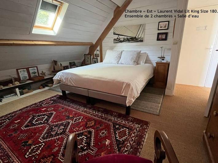 Chambre d’hôte pour 3 personnes, avec Terrasse ainsi que Jardin et Vue