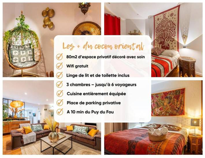 Gîte pour 6 personnes, avec jacuzzi ainsi que piscine et jardin, adapté aux familles à La Gaubretière - 3