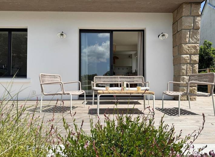 Location de vacances pour 5 personnes, avec terrasse dans Plage Kermor - 2