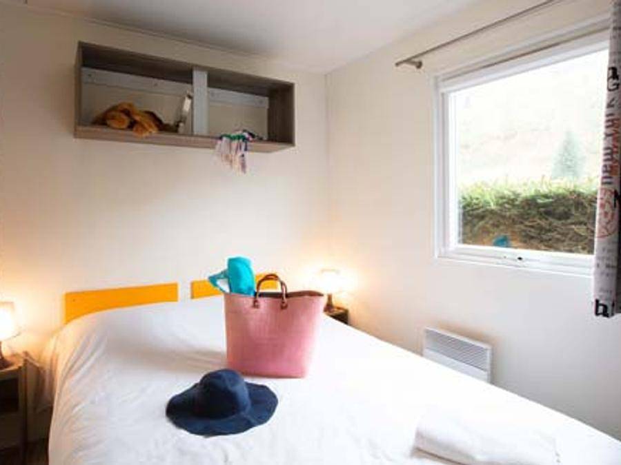 Sunêlia Domaine de Champé - Mobilheim 6 personen - Sunêlia Prestige Déclik 3 Zimmer 35m² - Tv - Überdachte Terrasse in Bussang, Regionaler Naturpark Belchen der Vogesen