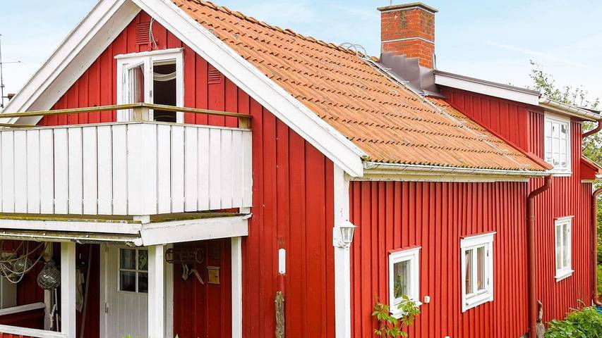 Ferienhaus für 4 Personen, mit Balkon und Ausblick in Bohuslän