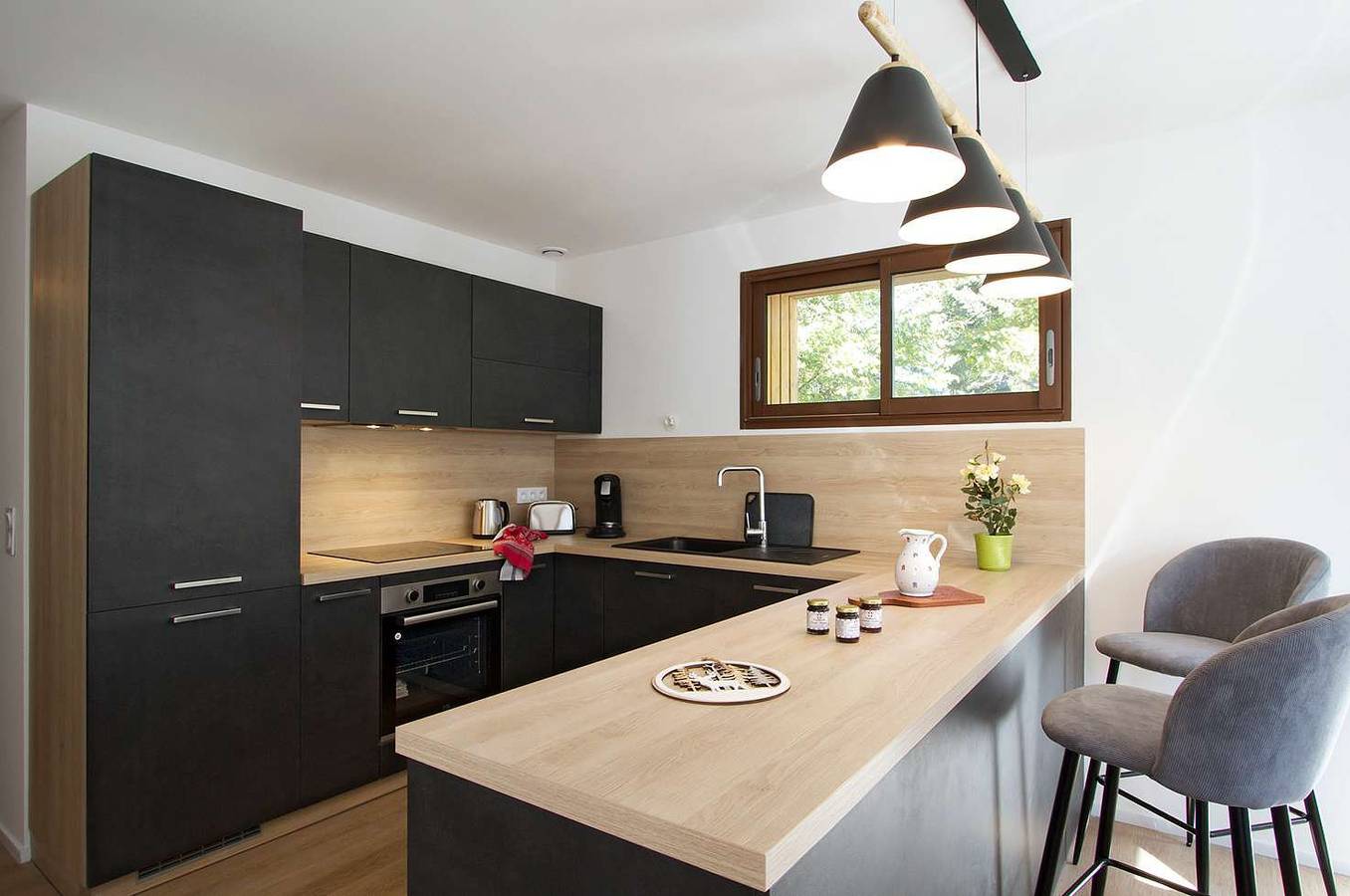 Appartement entier, Appartement de vacances pour 8 personnes avec jardin in Vénosc, Les Deux Alpes