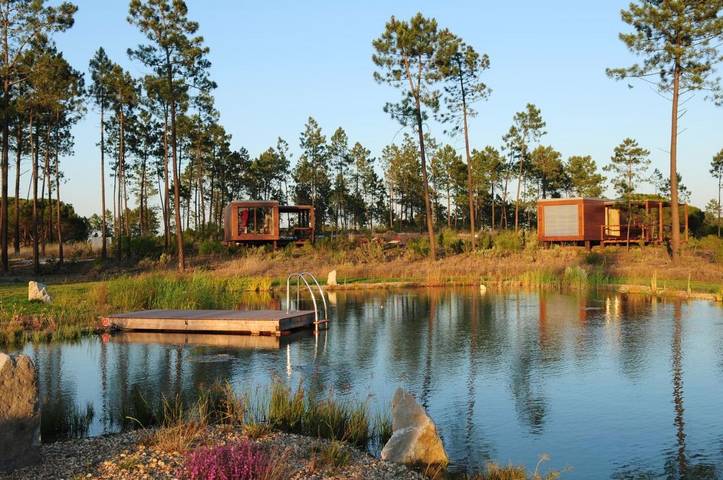 Lodge para 4 pessoas, com Varanda e Terraço e ainda Jardim and Piscina em Alcácer do Sal