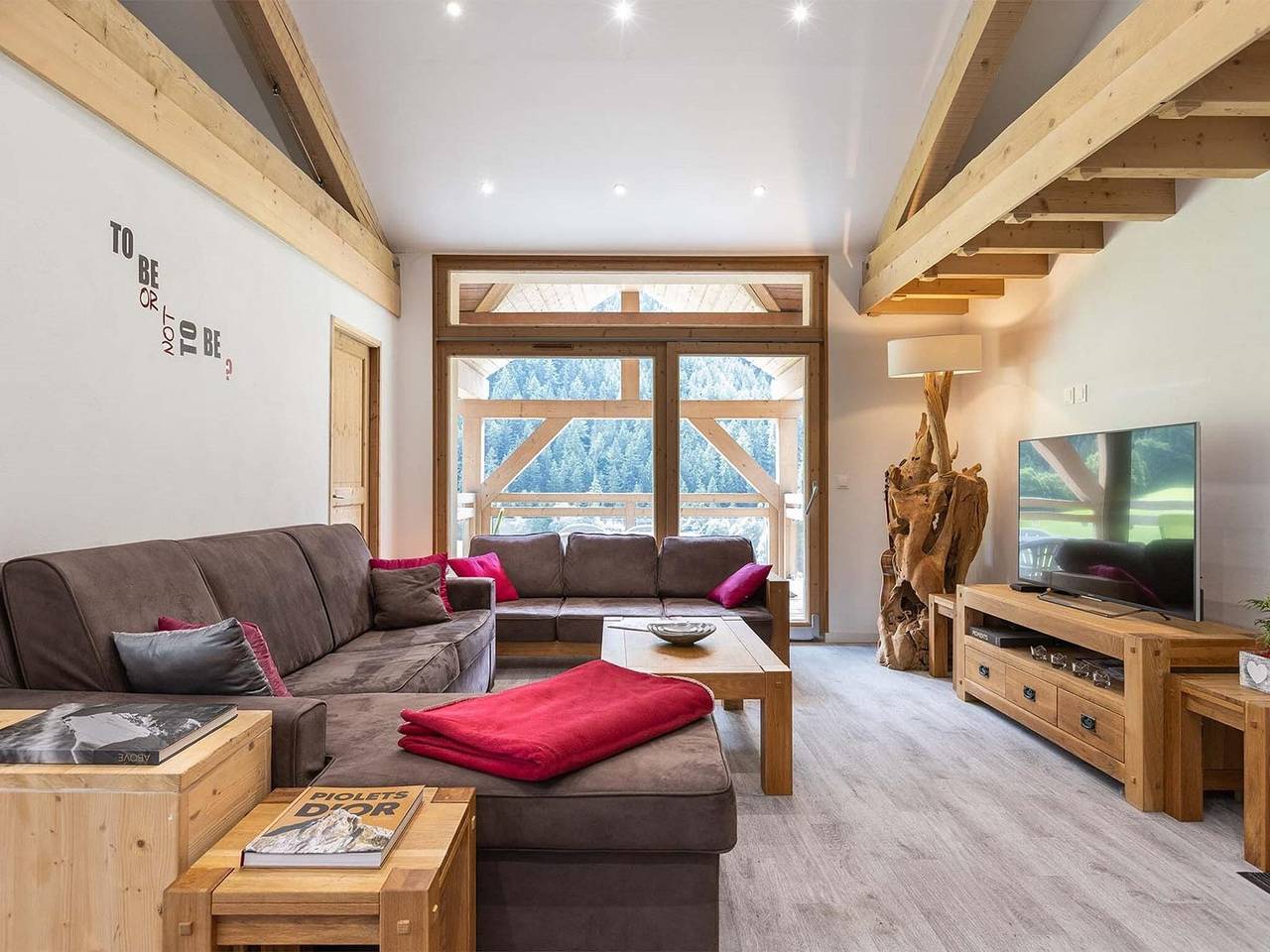 Ganze Wohnung, Chalet in Paradiski mit Spa und Bergblick in Vanoise-Massiv