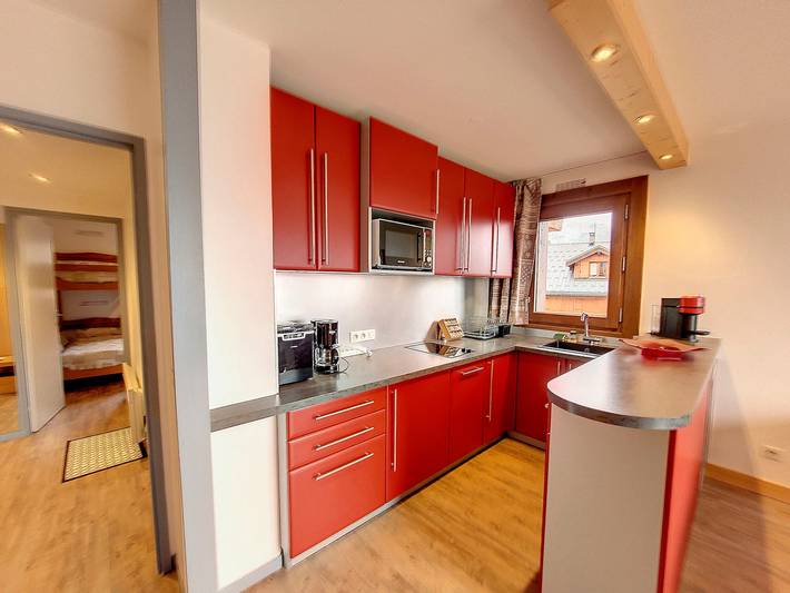 Apartamento entero, Apartamento luminoso 3 piezas - La Rosière - Balcón, Aparcamiento - 6 pers in La Rosière, Montvalezan