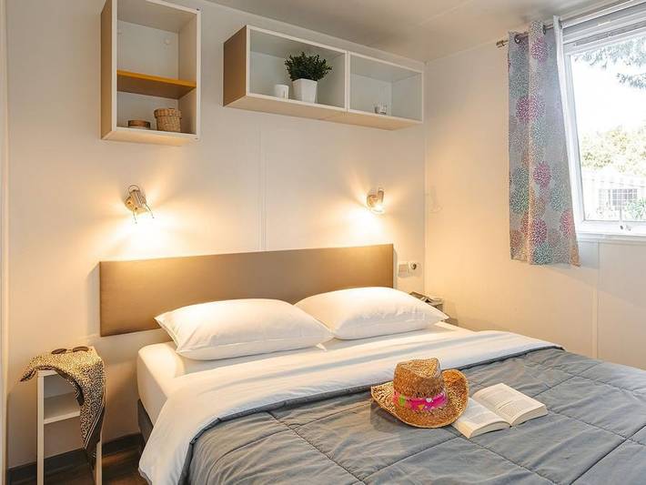 Camping Les Peupliers - Mobilheim 6 personen - Z - Mobilheim Familie Eco Clim 6 Personen in La Flotte, Ile de Re