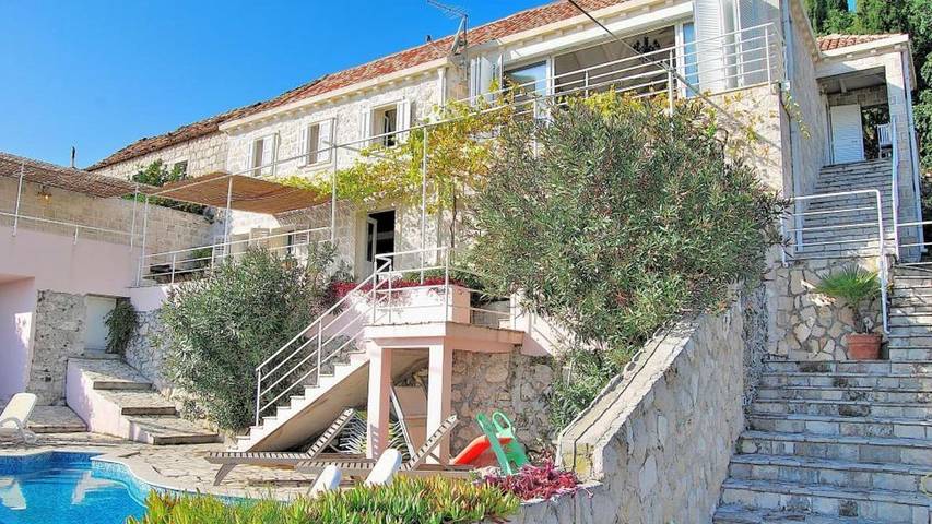 Villa con piscina per 10 persone, con piscina e terrazza, con animali domestici in Grad Dubrovnik